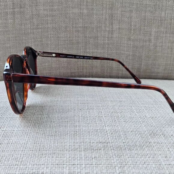 Vintage Oliver Winston Classic Sunglasses Brown Tortoise Frame Made in America main image 8